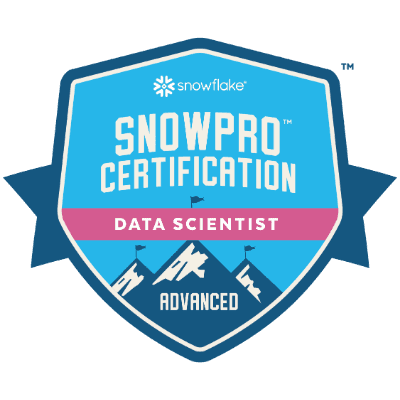 Certificate: SnowPro Advanced: Data Scientist